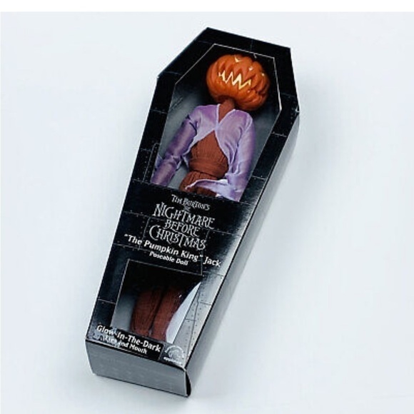 Nightmare Before Christmas The Pumpkin King Jack Poseable Doll Applause 2002 - Picture 1 of 2